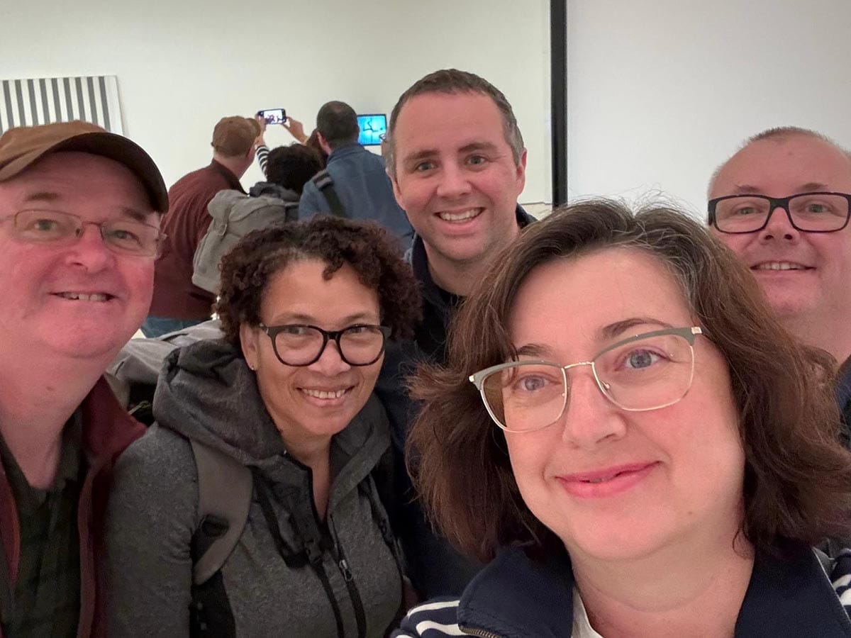Our final selfie in MOMA by Deborah